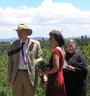Picture of Andy with Marguerite and Judge Casados
